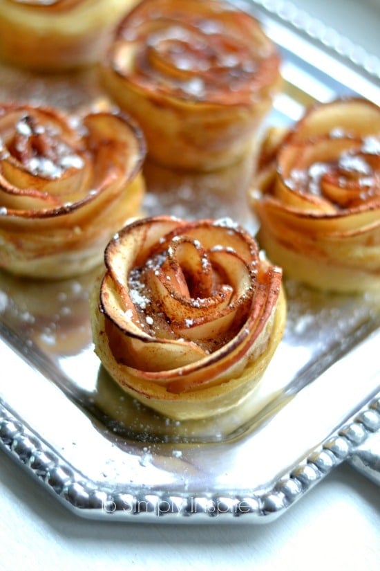 Apple Rose Puffed Pastries