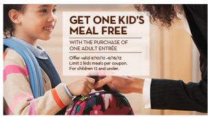 Olive Garden Kids Eat Free Coupon To Simply Inspire