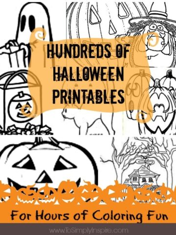 Halloween coloring page ideas