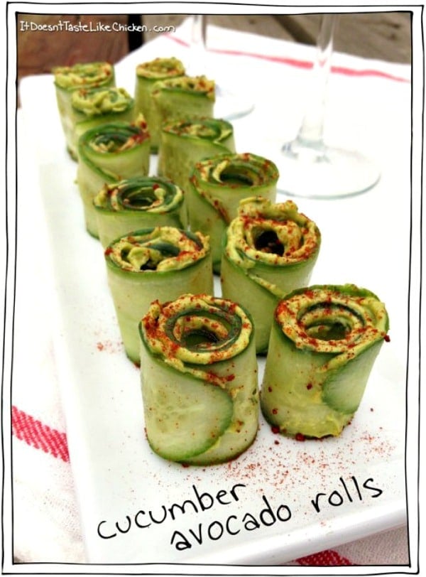 CUCUMBER AVOCADO ROLLS