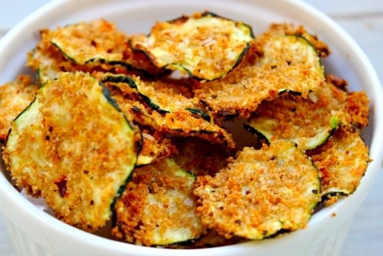 Oven Baked Zucchini Chips