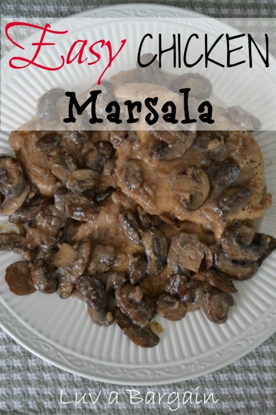 Easy Chicken Marsala