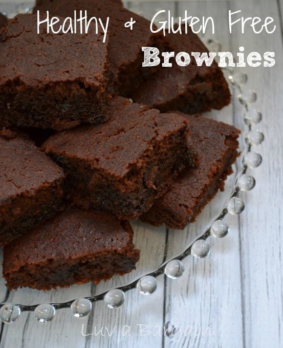 Healthy Gluten Free Brownies