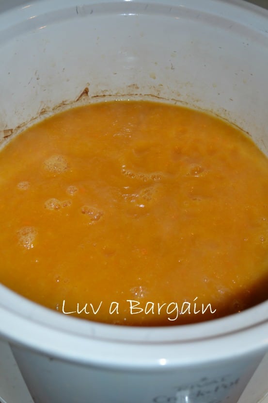 soup in crock pot