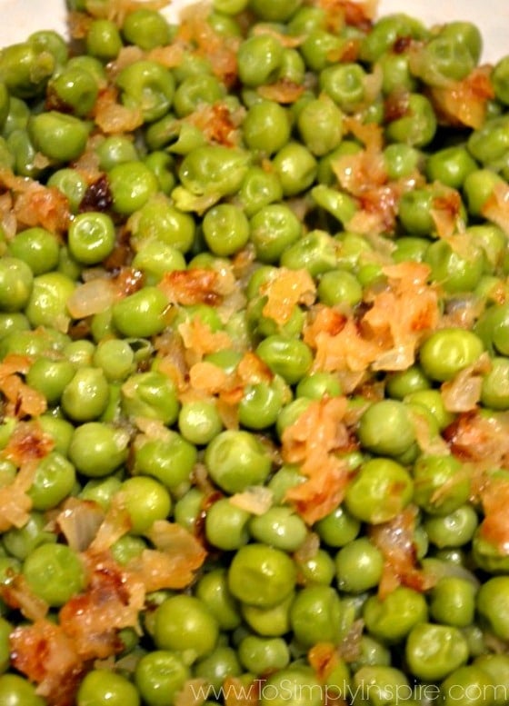 Green Peas with Sauteed Onions1