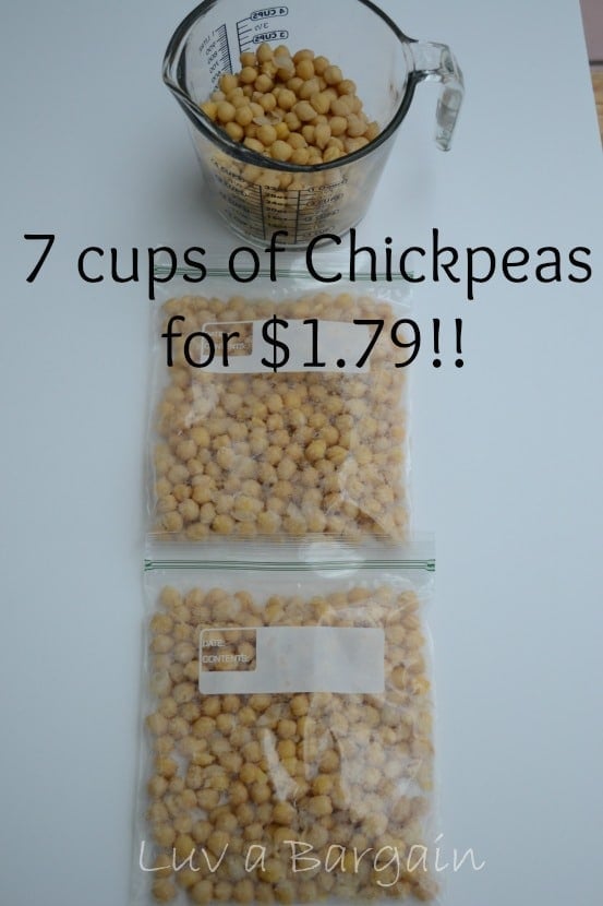 7 cups of ckickpeas