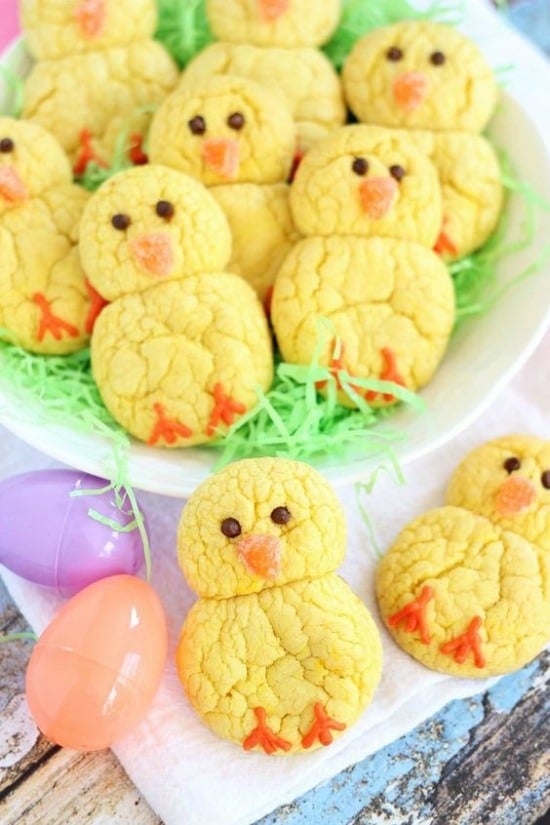 Easter Chicks Lemon Cookies