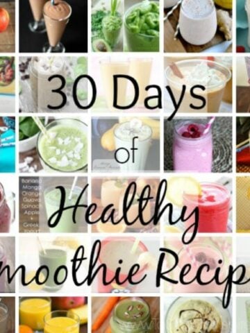 A bunch of different types of Smoothie recipes