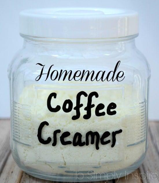 Homemade Coffee Creamer