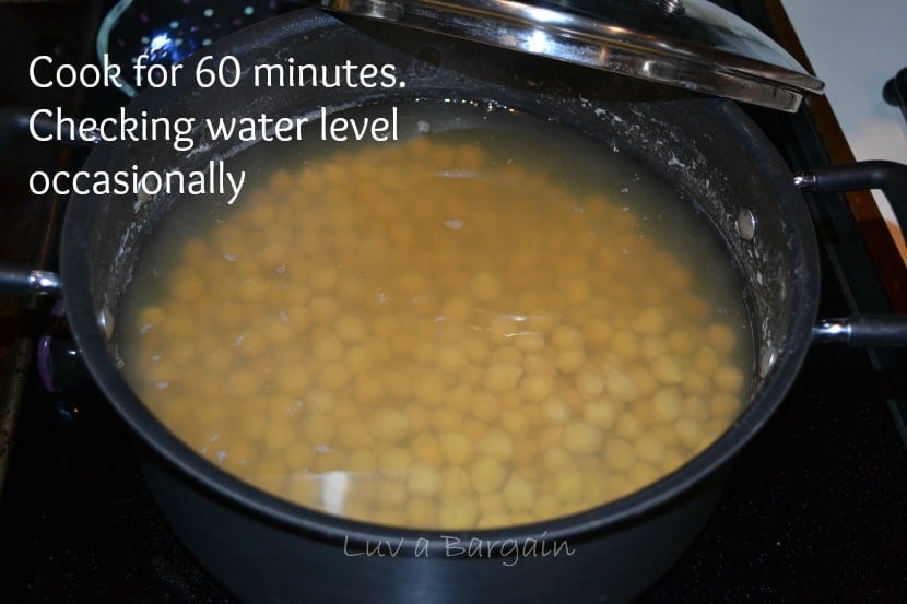 cooking chickpeas