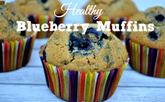 blueberry muffin in rainbow muffin liner