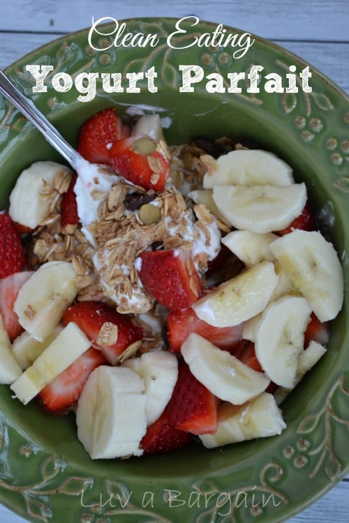 Clean Eating Yogurt Parfait