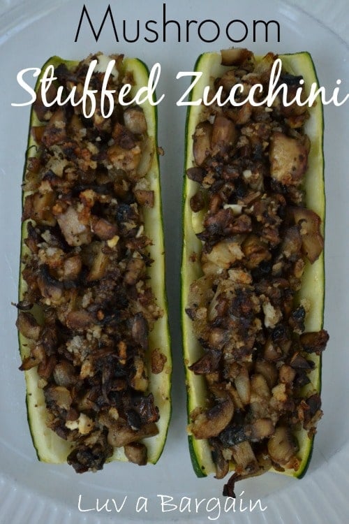 Mushroom Stuffed Zucchini1