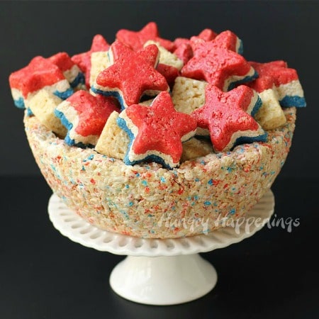 Patriotic-rice-krispies-treat-bowl-and-stars