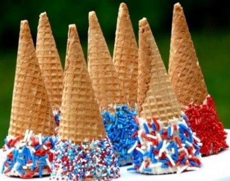 patriotic cones