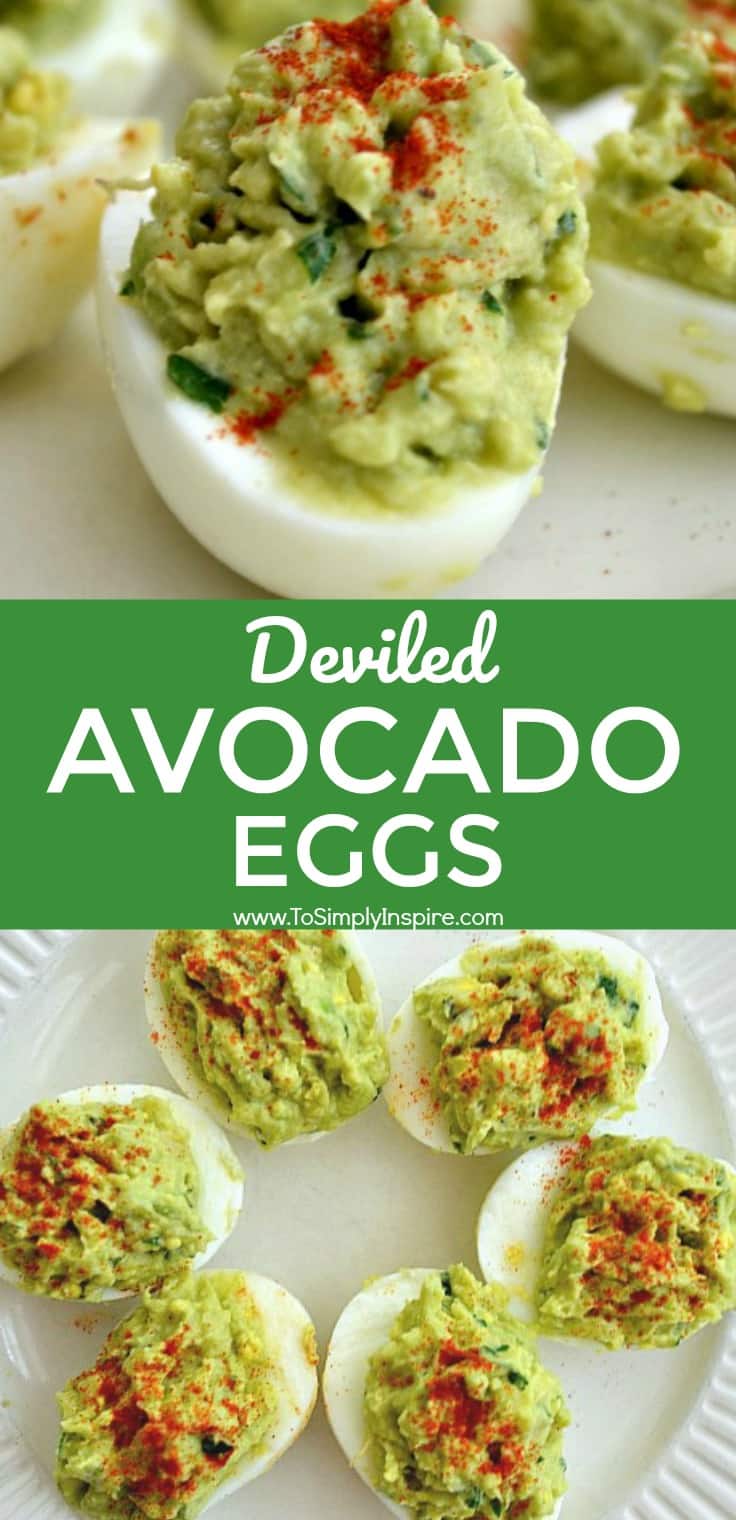 Deviled Avocado Eggs