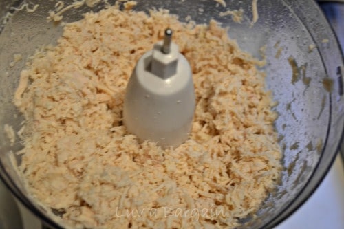 chicken in food processor