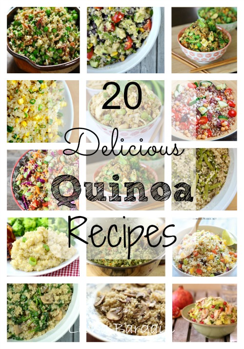 20 Delicious Quinoa Recipes collage picture