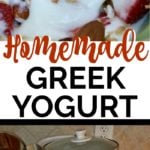 Homemade Greek Yogurt