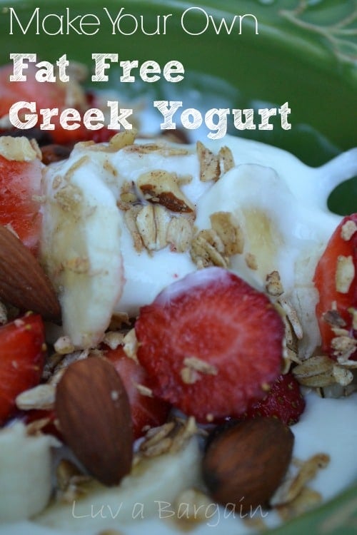 How to Make Fat Free Greek Yogurt