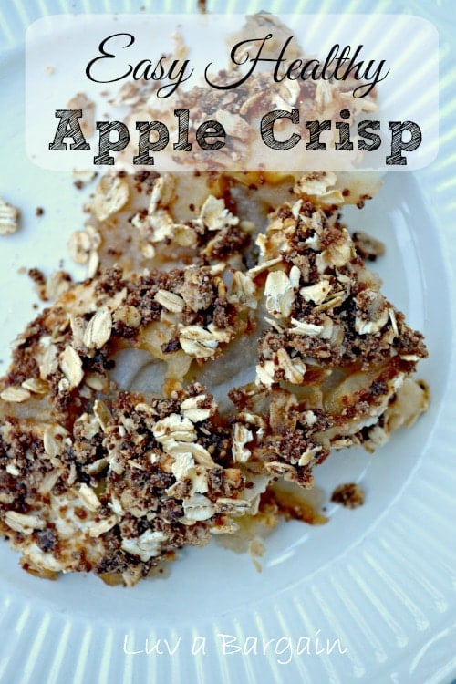 Easy Healthy Apple Crisp