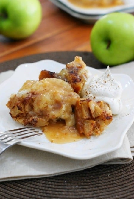 Slow Cooker Apple Pudding Cake 3
