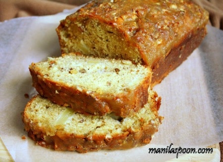 apples praline bread