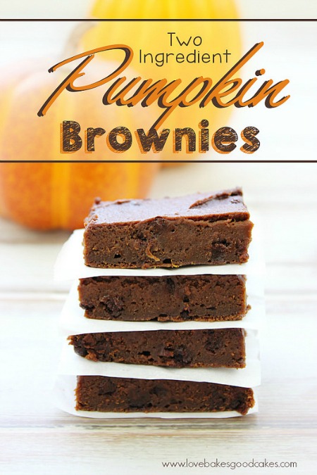 pumpkin brownies
