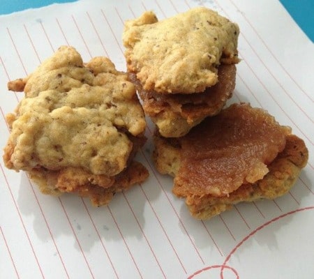 vegan apple butter cookies