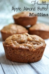 Healthy Apple Almond Butter Muffins