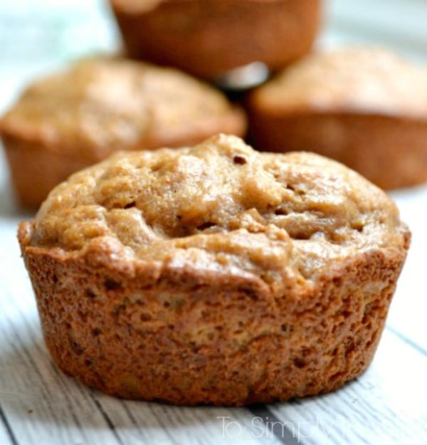 These healthy Apple Almond Butter Muffins are another great breakfast and snack option for you. Combine with yogurt or fresh fruit for a clean eating meal. Apple Almond Butter Muffins