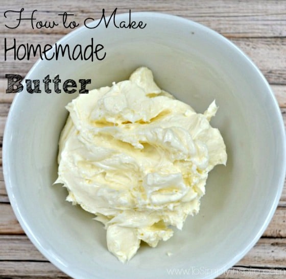 How to Make Homemade Butter