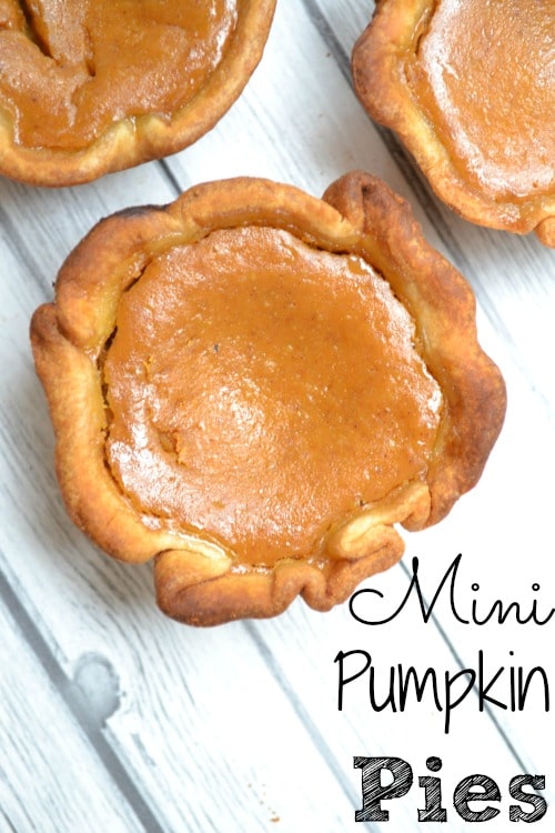 MIni Pumpkin Pies