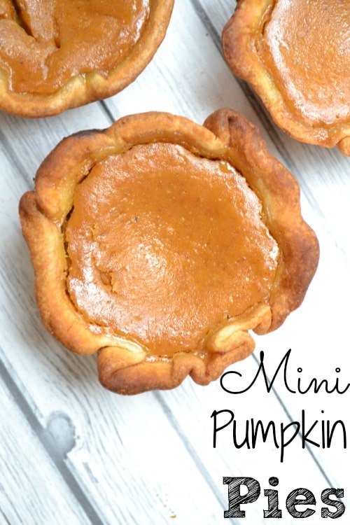 Mini Pumpkin Pies