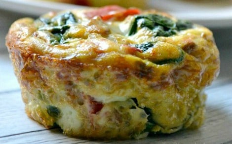 Spinach Quiche Muffins