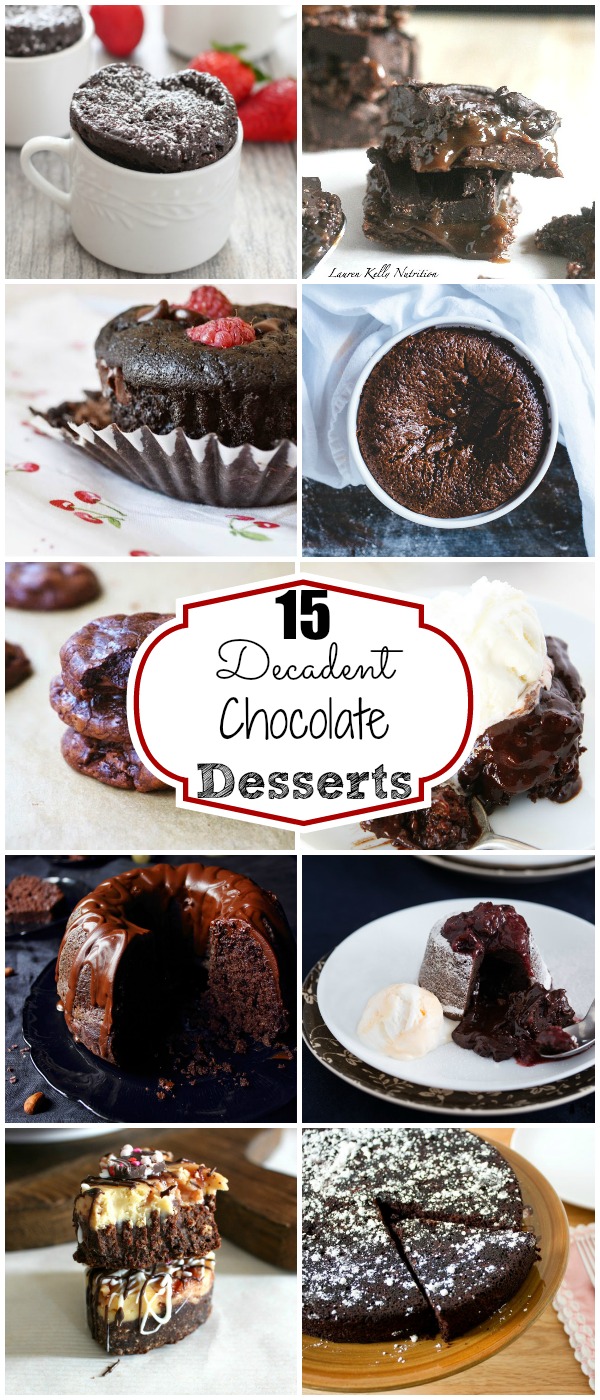15 Decadent Chocolate Desserts