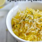 garlic parmesan spaghetti squash