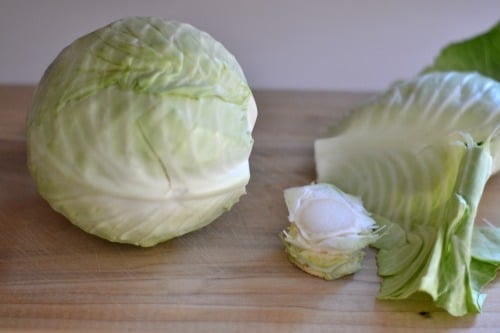 Stuffed Cabbage Rolls step1