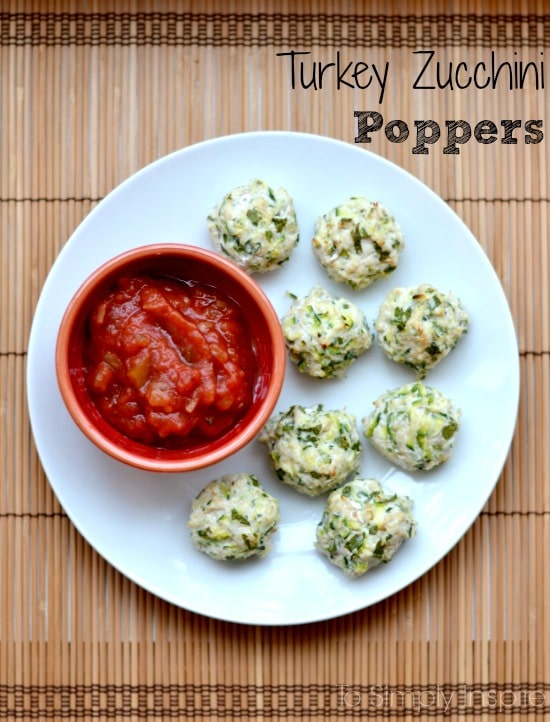 Turkey Zucchini Poppers Recipe