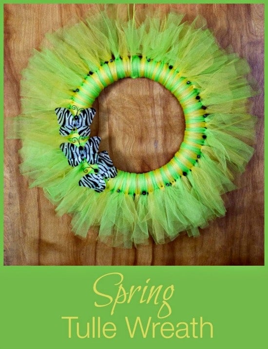 DIY Spring wreath 