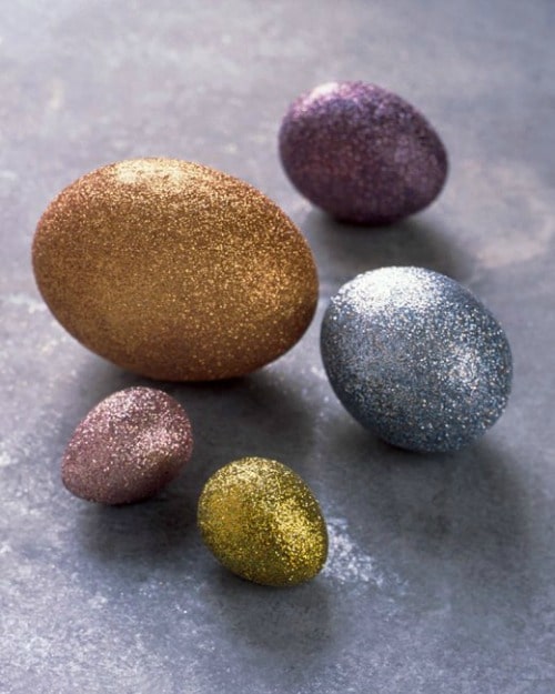 glitter eggs