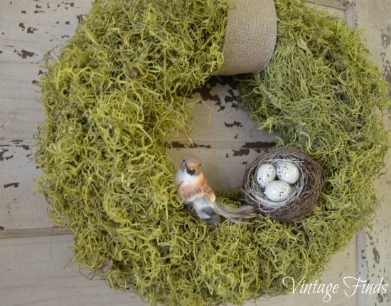 moss spring wreath