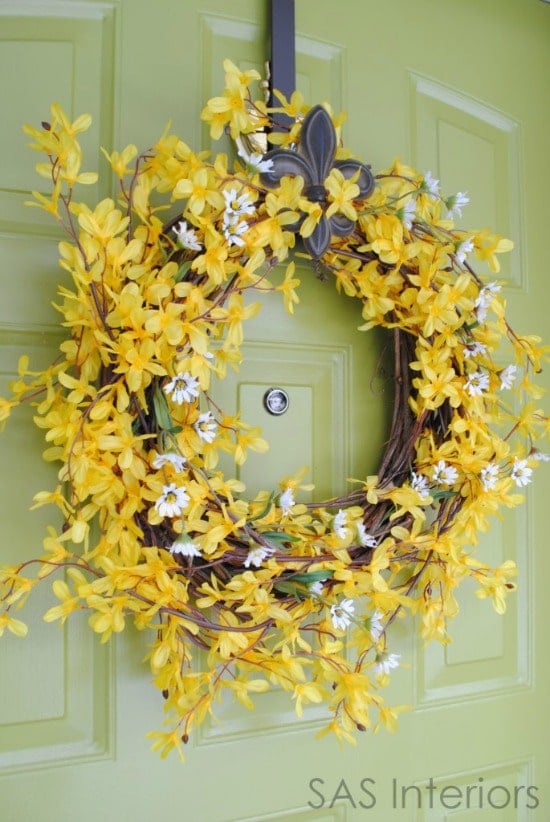 whimsical spring wreath
