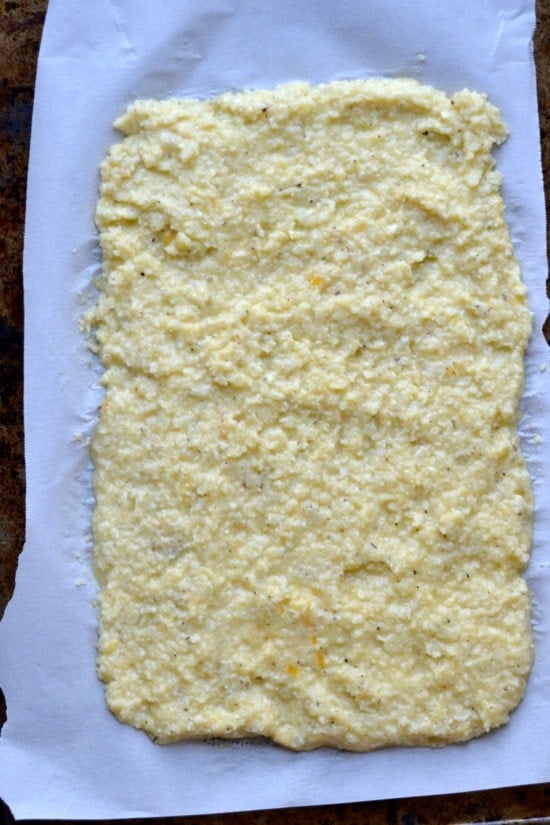 Ingredients for Cauliflower breadsticks