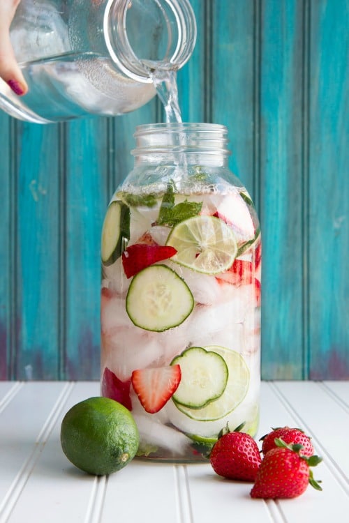 strawberry lime and cucumber