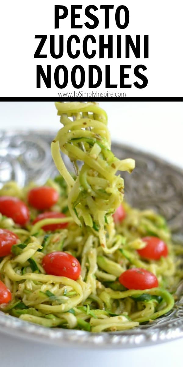 Pesto Zucchini Noodles