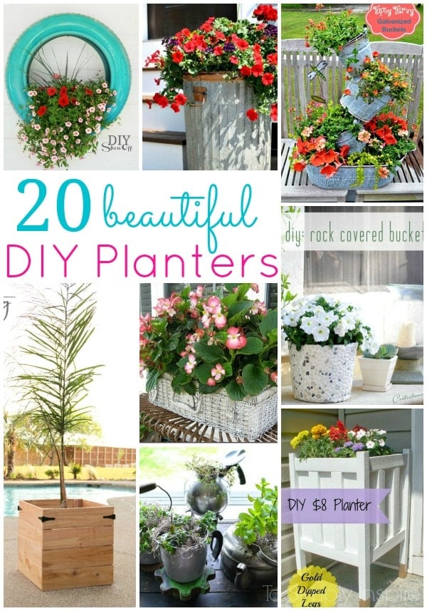 20 Beautiful DIY Planters