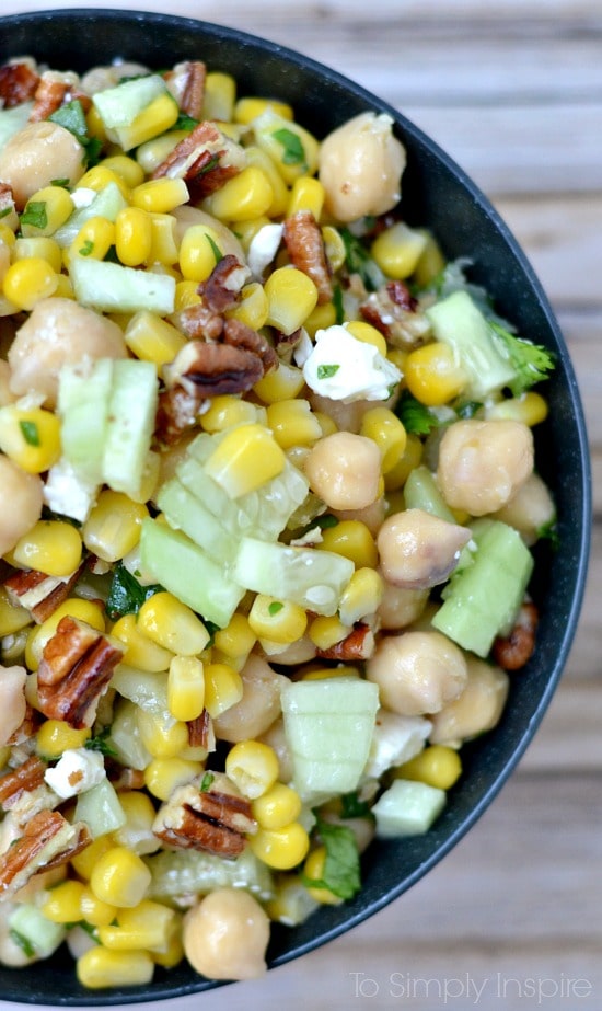 Chickpea Corn Salad2