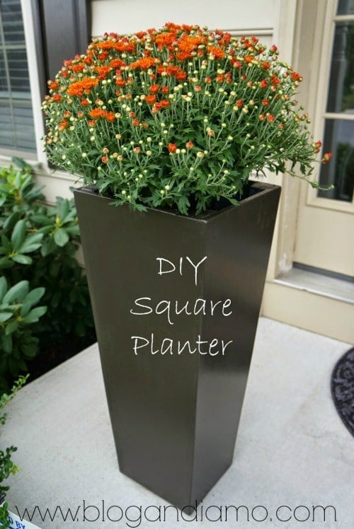 diy square planter