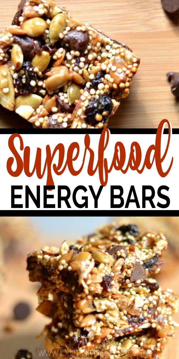 Homemade Superfood Energy Bars Recipe